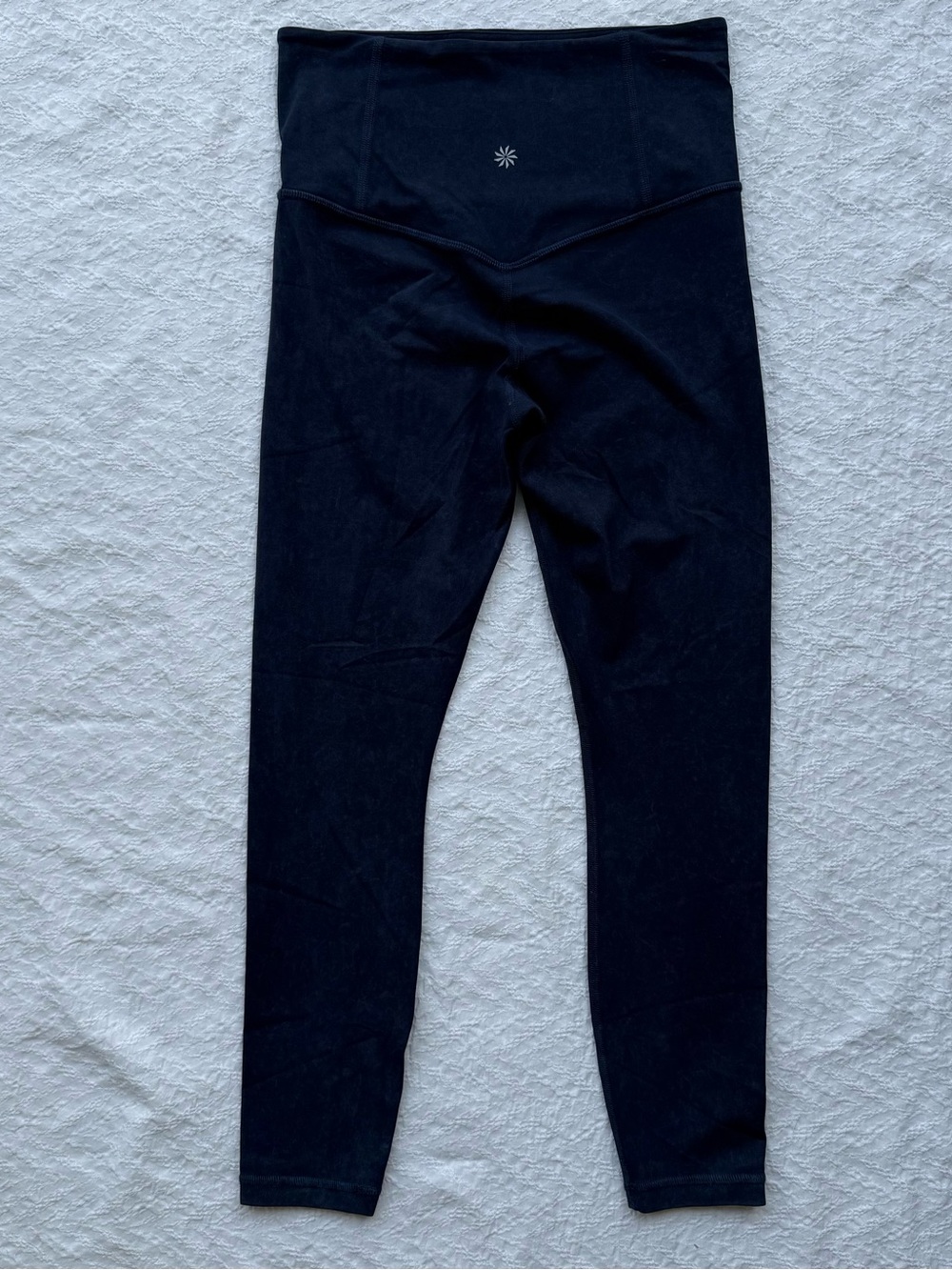 Athleta High Rise Leggings XS Blue Heathered Workout Yoga Pants
